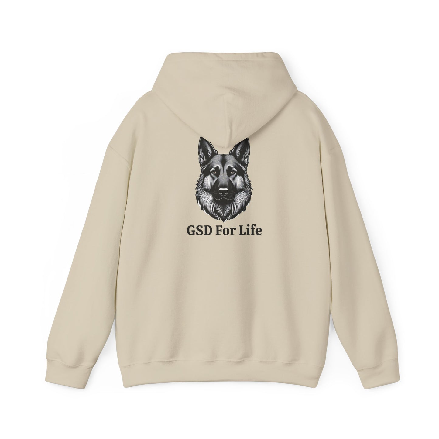 GSD For Life Unisex Heavy Blend™ Hooded Sweatshirt - Cozy German Shepherd Lover Hoodie
