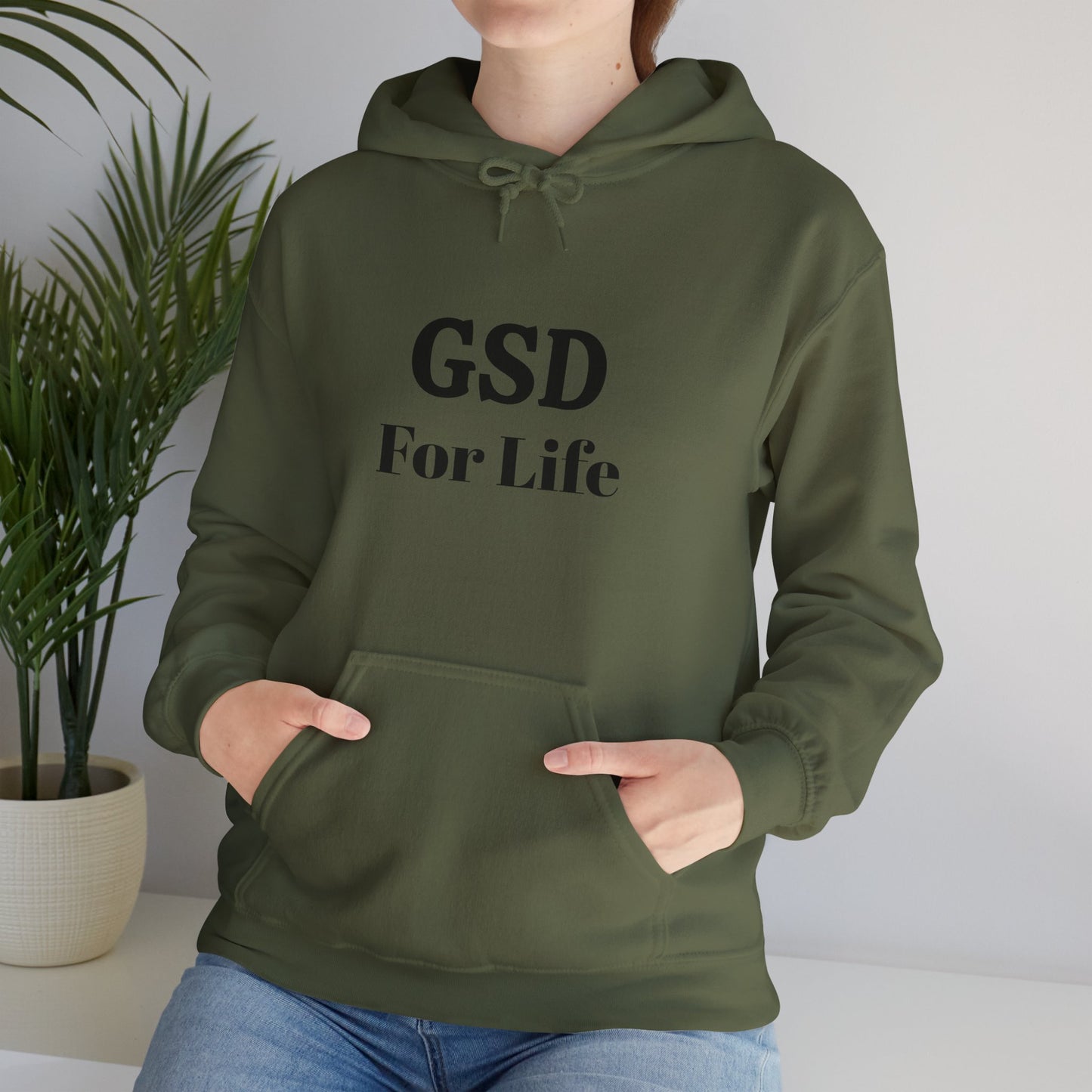 GSD For Life Unisex Heavy Blend™ Hooded Sweatshirt - Cozy German Shepherd Lover Hoodie