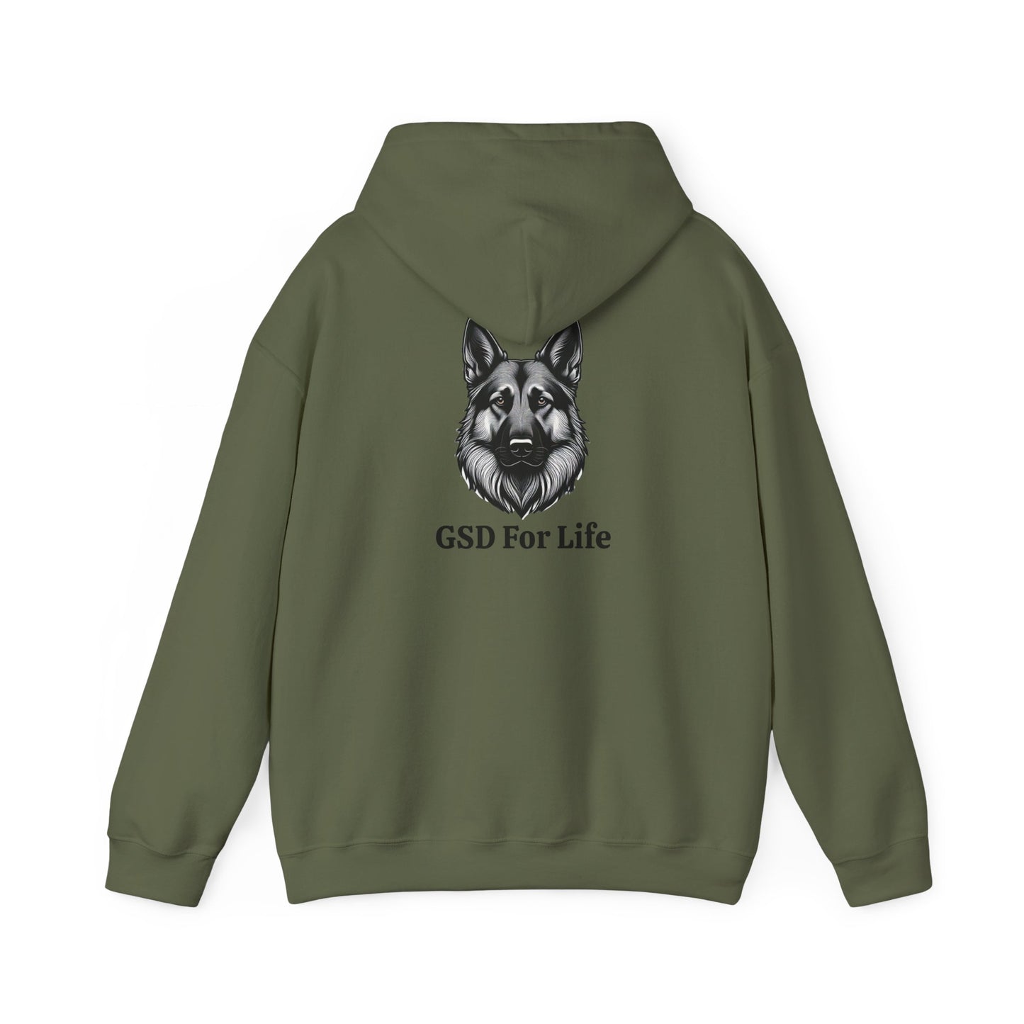 GSD For Life Unisex Heavy Blend™ Hooded Sweatshirt - Cozy German Shepherd Lover Hoodie