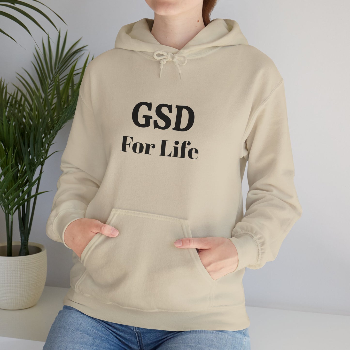 GSD For Life Unisex Heavy Blend™ Hooded Sweatshirt - Cozy German Shepherd Lover Hoodie