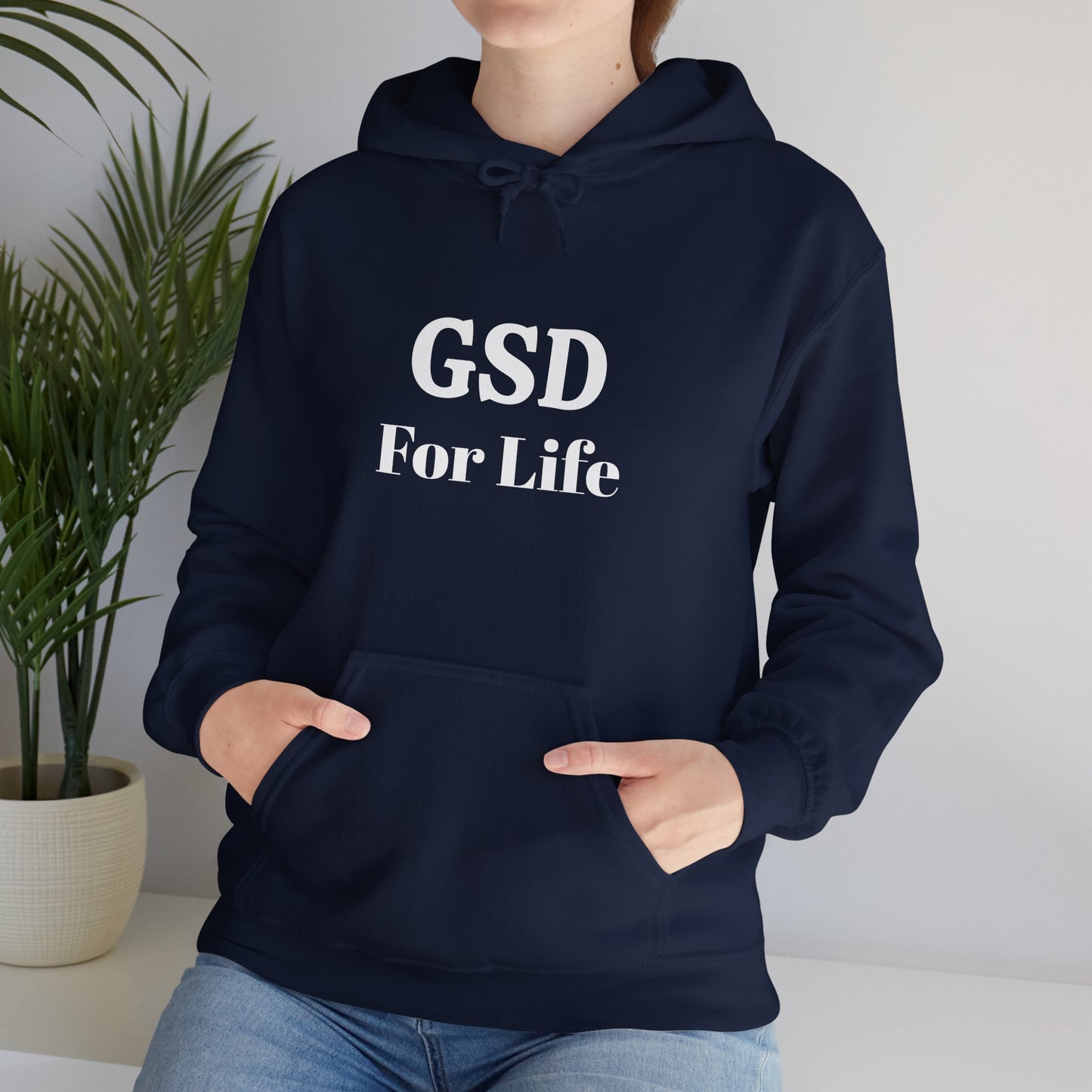 GSD For Life Unisex Heavy Blend™ Hooded Sweatshirt - Cozy German Shepherd Lover Hoodie