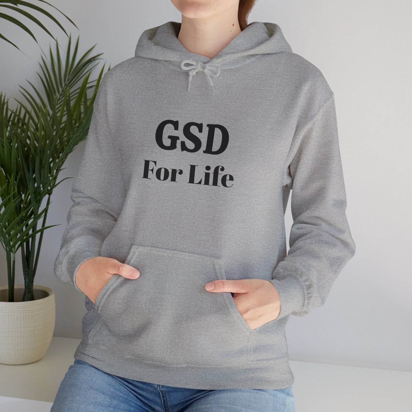 GSD For Life Unisex Heavy Blend™ Hooded Sweatshirt - Cozy German Shepherd Lover Hoodie