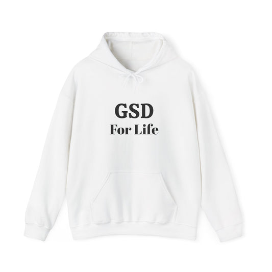 GSD For Life Unisex Heavy Blend™ Hooded Sweatshirt - Cozy German Shepherd Lover Hoodie