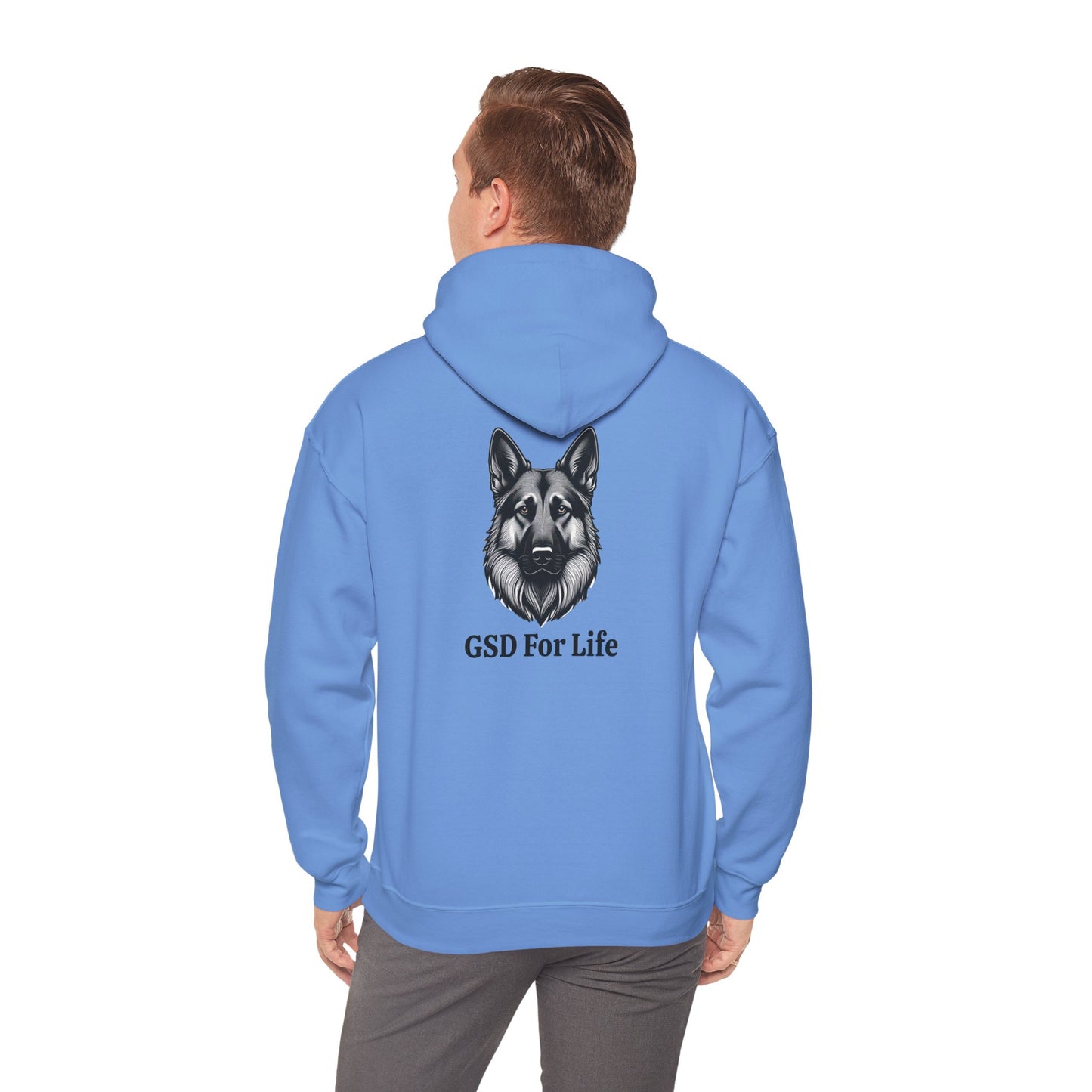 GSD For Life Unisex Heavy Blend™ Hooded Sweatshirt - Cozy German Shepherd Lover Hoodie