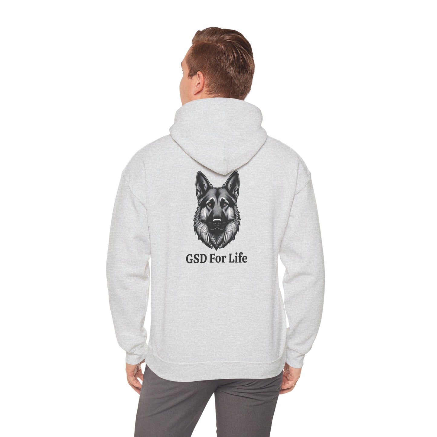 GSD For Life Unisex Heavy Blend™ Hooded Sweatshirt - Cozy German Shepherd Lover Hoodie