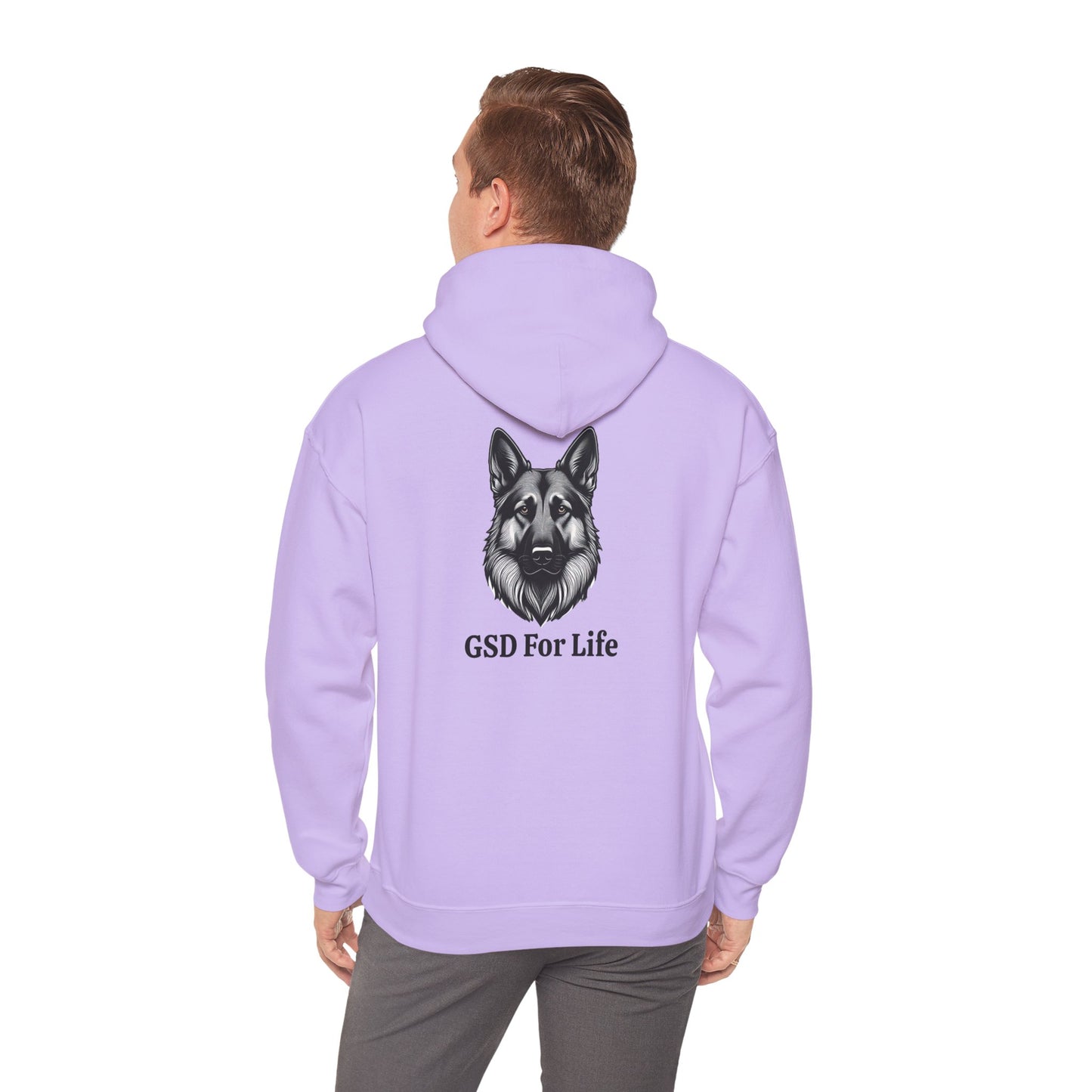 GSD For Life Unisex Heavy Blend™ Hooded Sweatshirt - Cozy German Shepherd Lover Hoodie