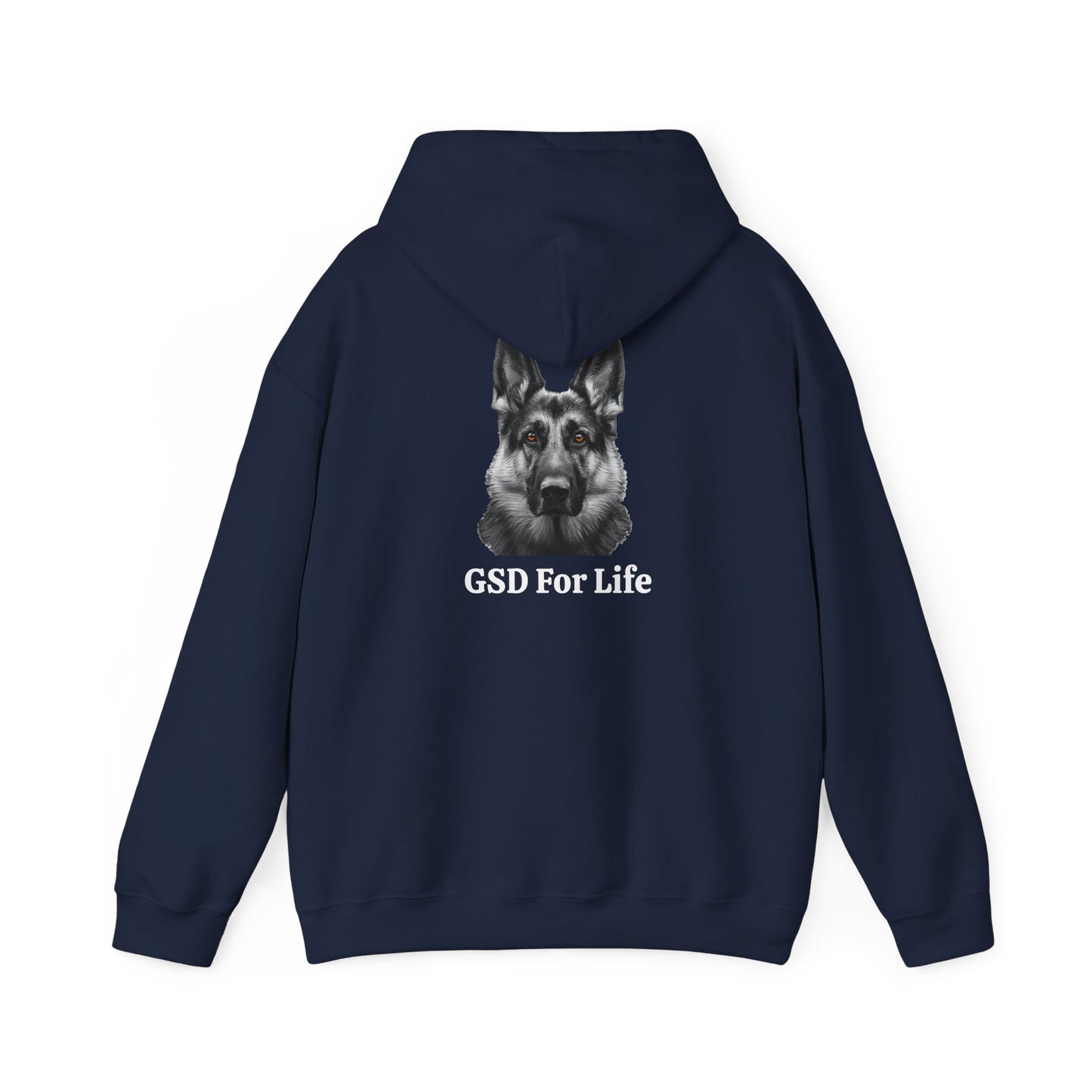 GSD For Life Unisex Heavy Blend™ Hooded Sweatshirt - Cozy German Shepherd Lover Hoodie